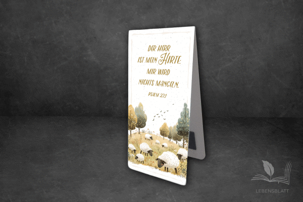 Magnetlesezeichen I Schafweide